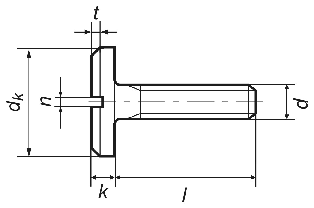 DIN 921  M  8 x 20  5.8